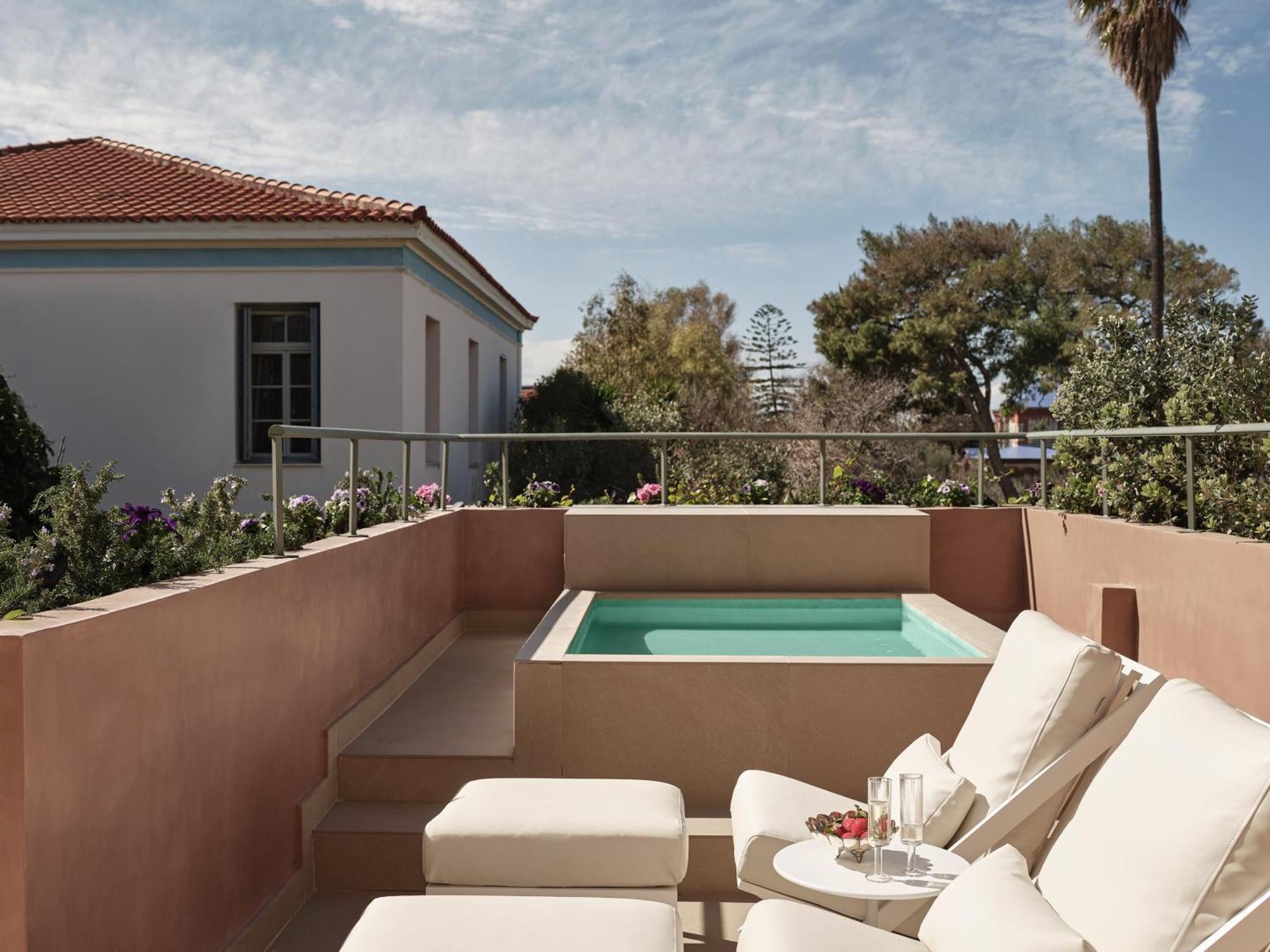Domus Blanc Boutique Hotel Hriszí Aktí Haniá Kültér fotó